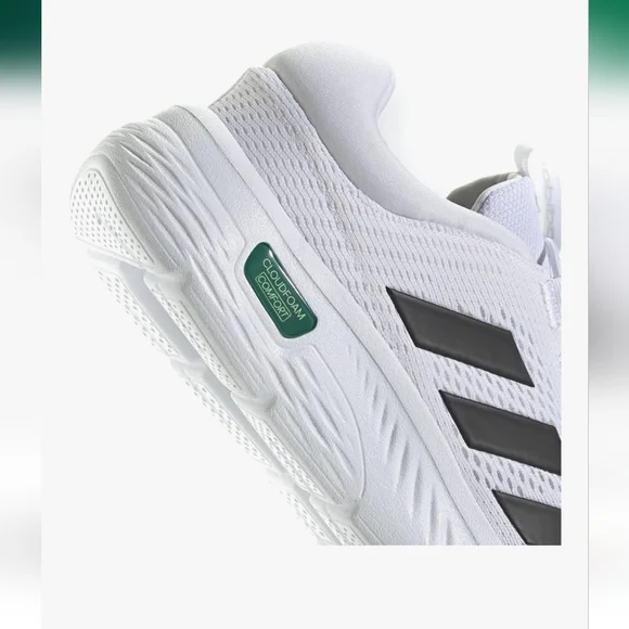 Adidas Men's White and Black Athletic Shoes - Picture 6 of 14